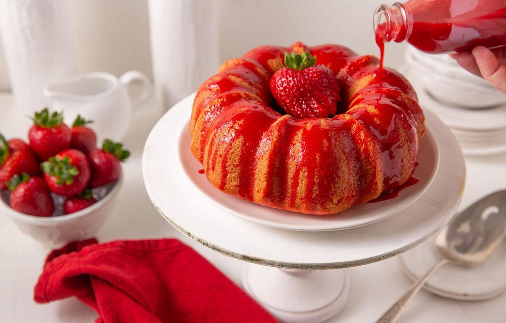 Sacred Strawberry Delight(ful) Cake