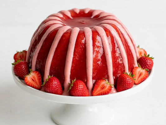 Sacred Strawberry Delight(ful) Cake