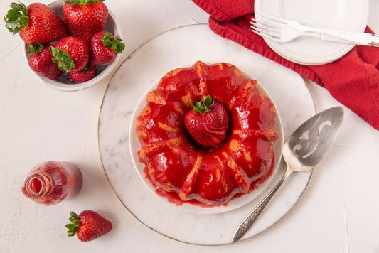 Sacred Strawberry Delight(ful) Cake